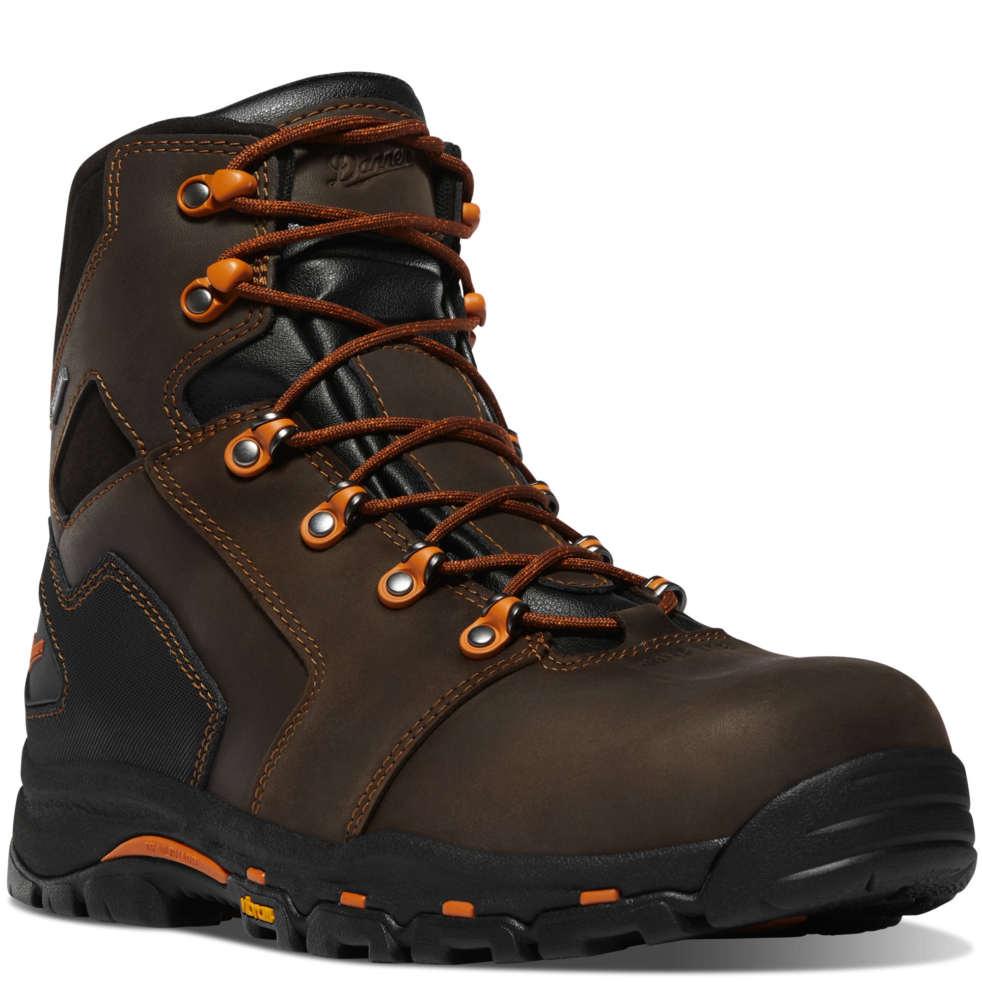 DANNER Vicious - 6" Brown/Orange Composite Toe (NMT) Boot