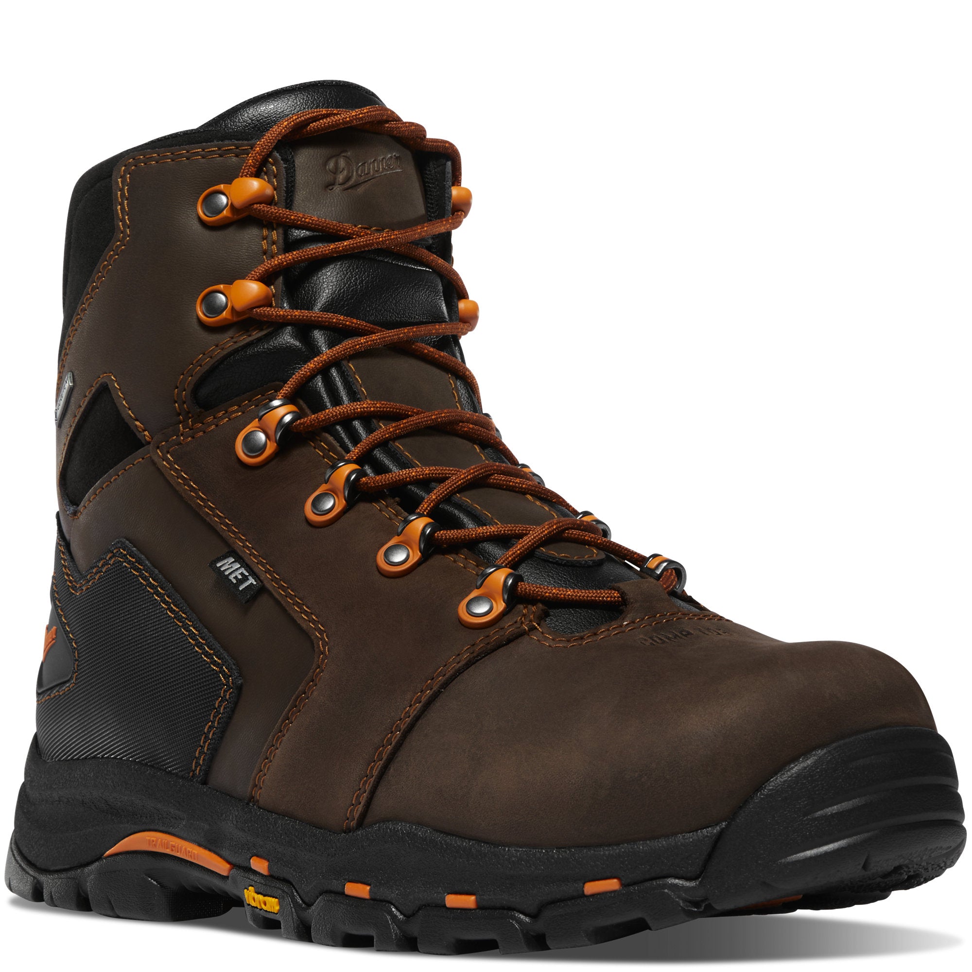 DANNER Vicious - 6" Brown/Orange MET/NMT Boot