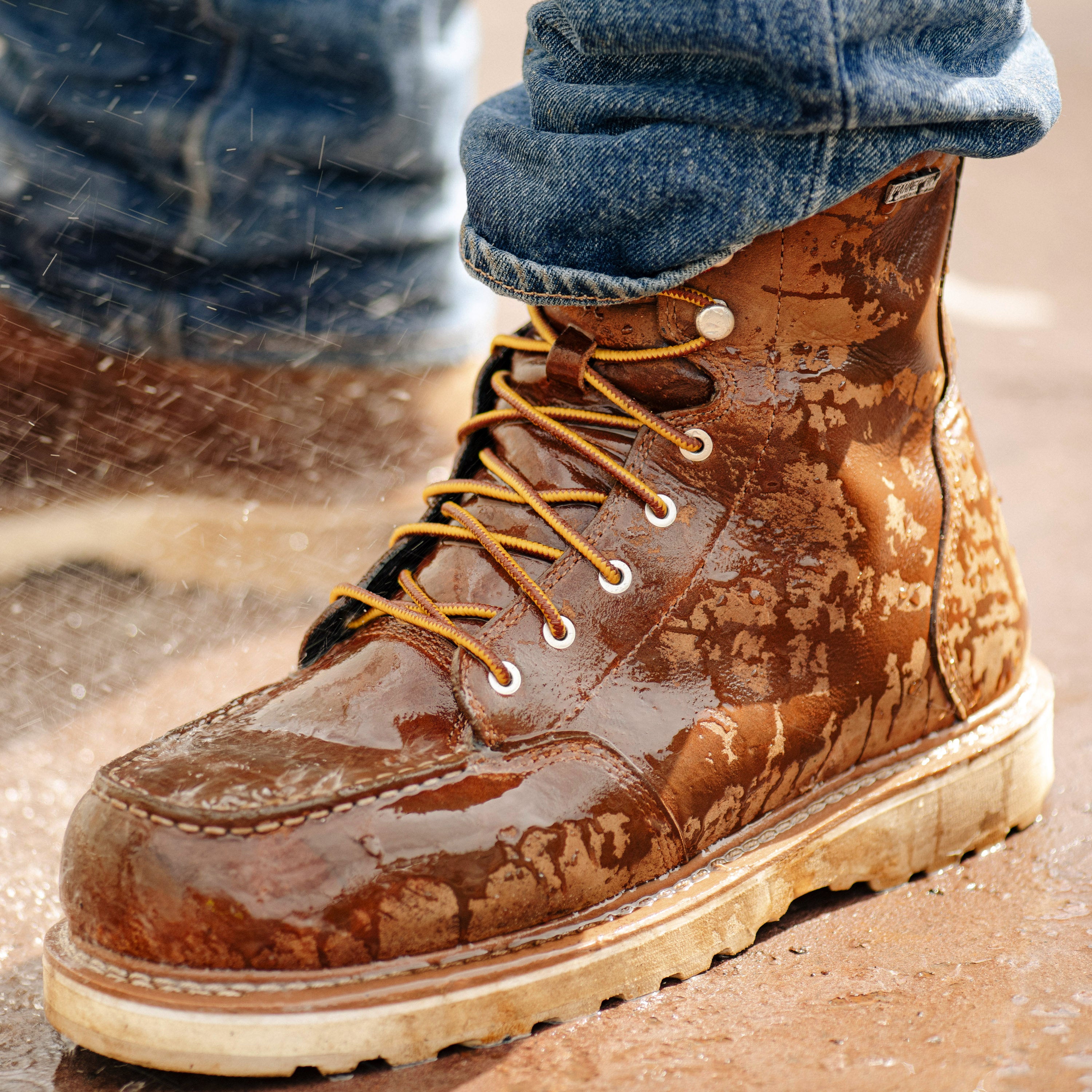 Danner Cedar River 8" Brown Aluminum Toe Boot