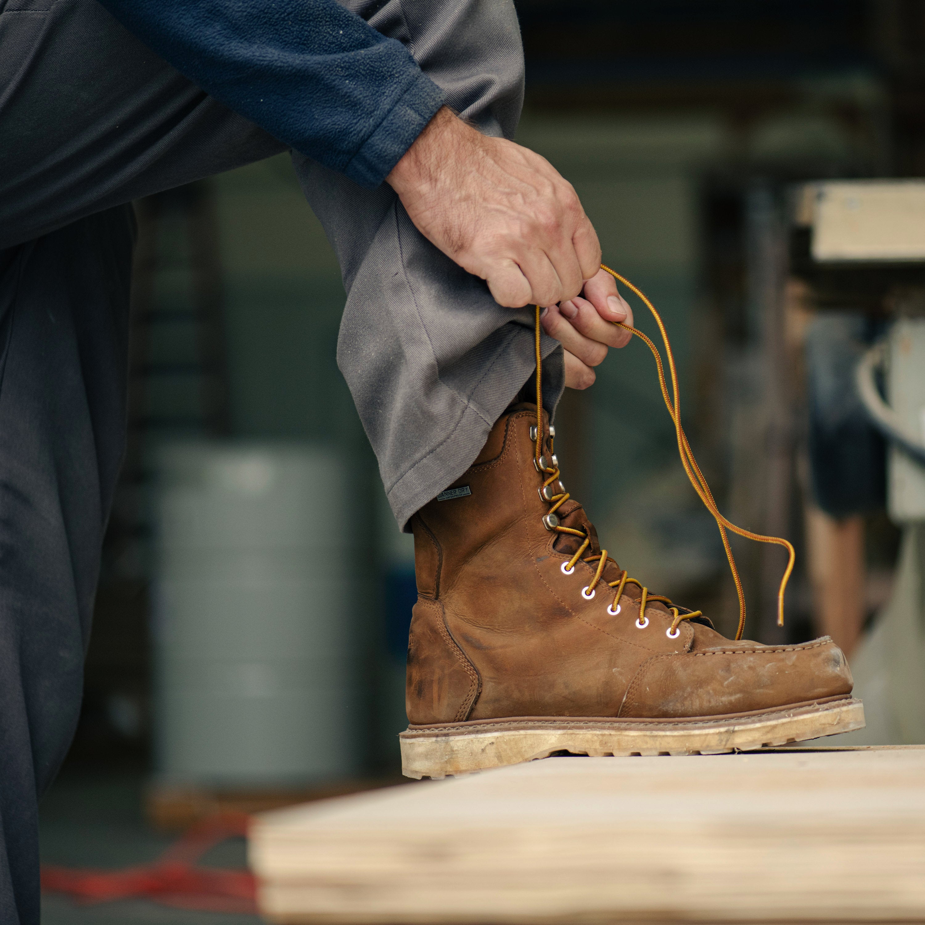 Danner Cedar River 8" Brown Aluminum Toe Boot