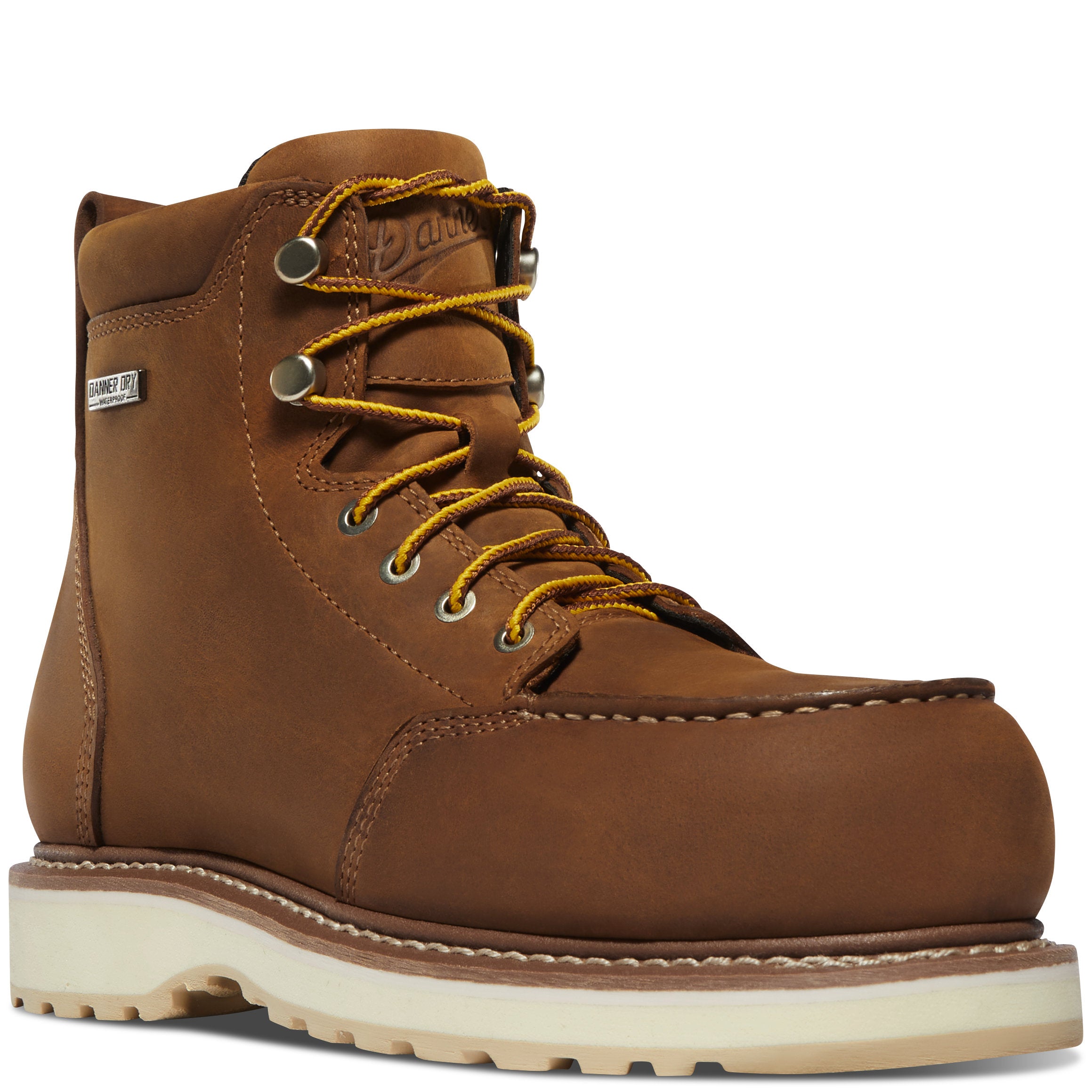 Danner Women's Cedar River Aluminum Toe 6" Brown Boot