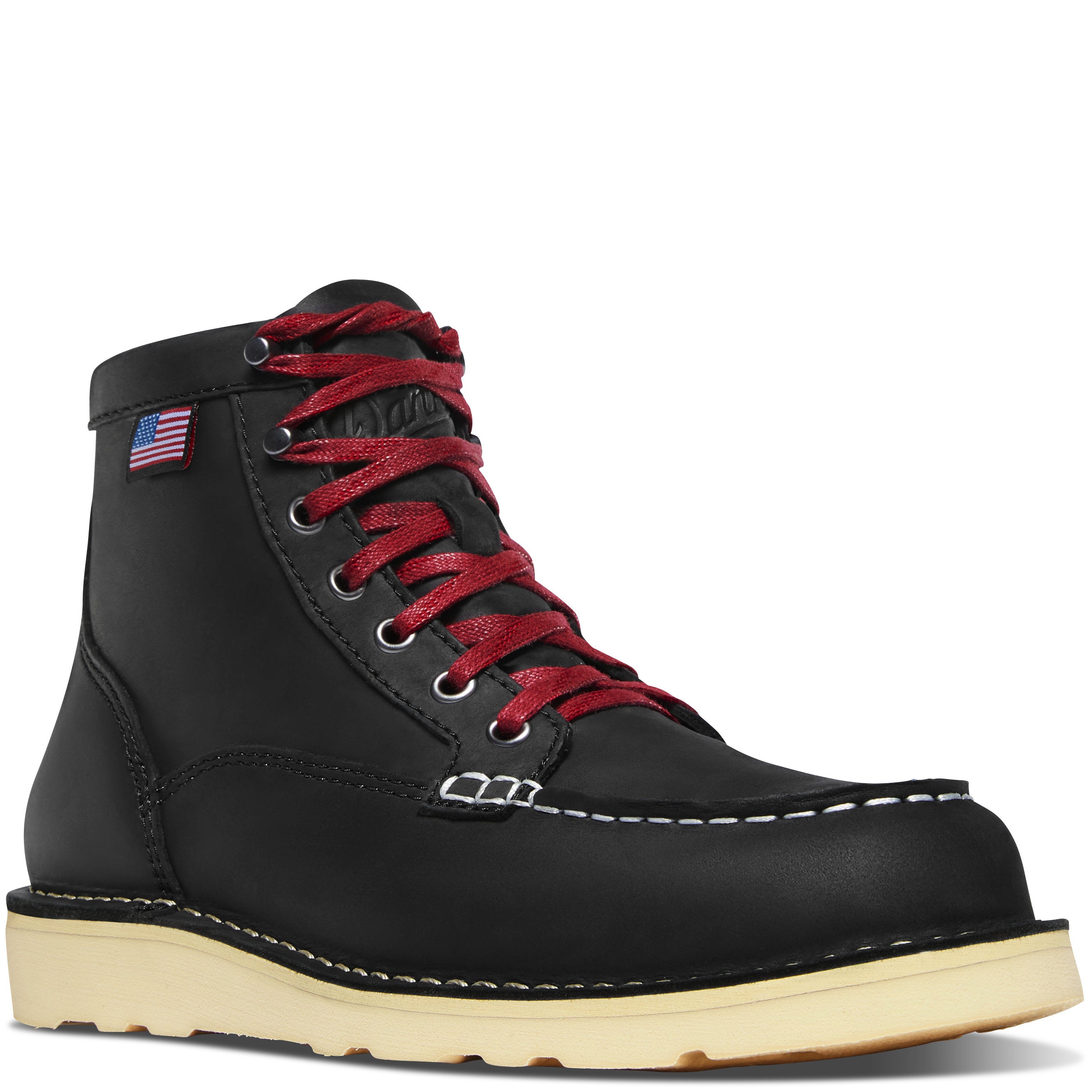 Danner Women's Bull Run Moc Toe Black Boot