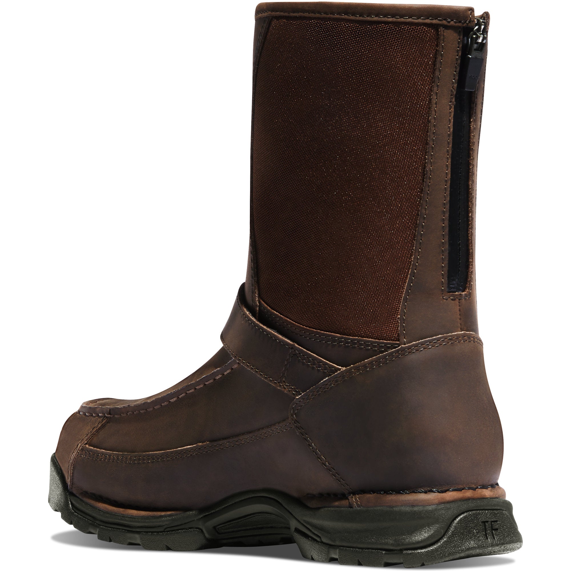 Danner Sharptail Rear Zip 10" Dark Brown Boot