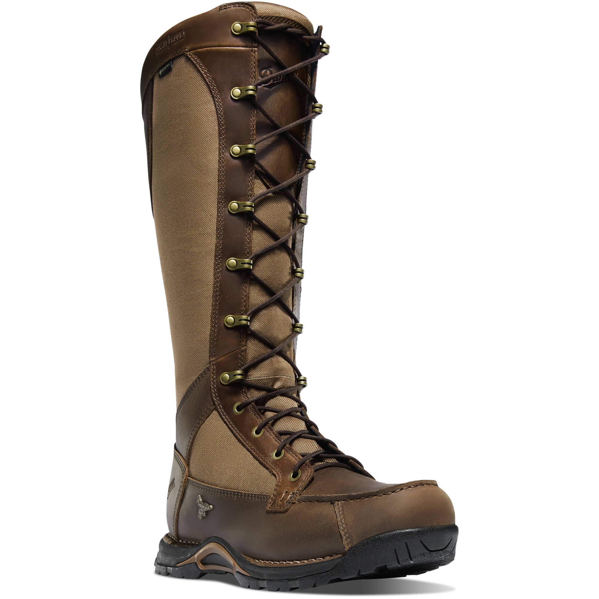 DANNER Sharptail Snake Side-Zip 17" Brown Boot