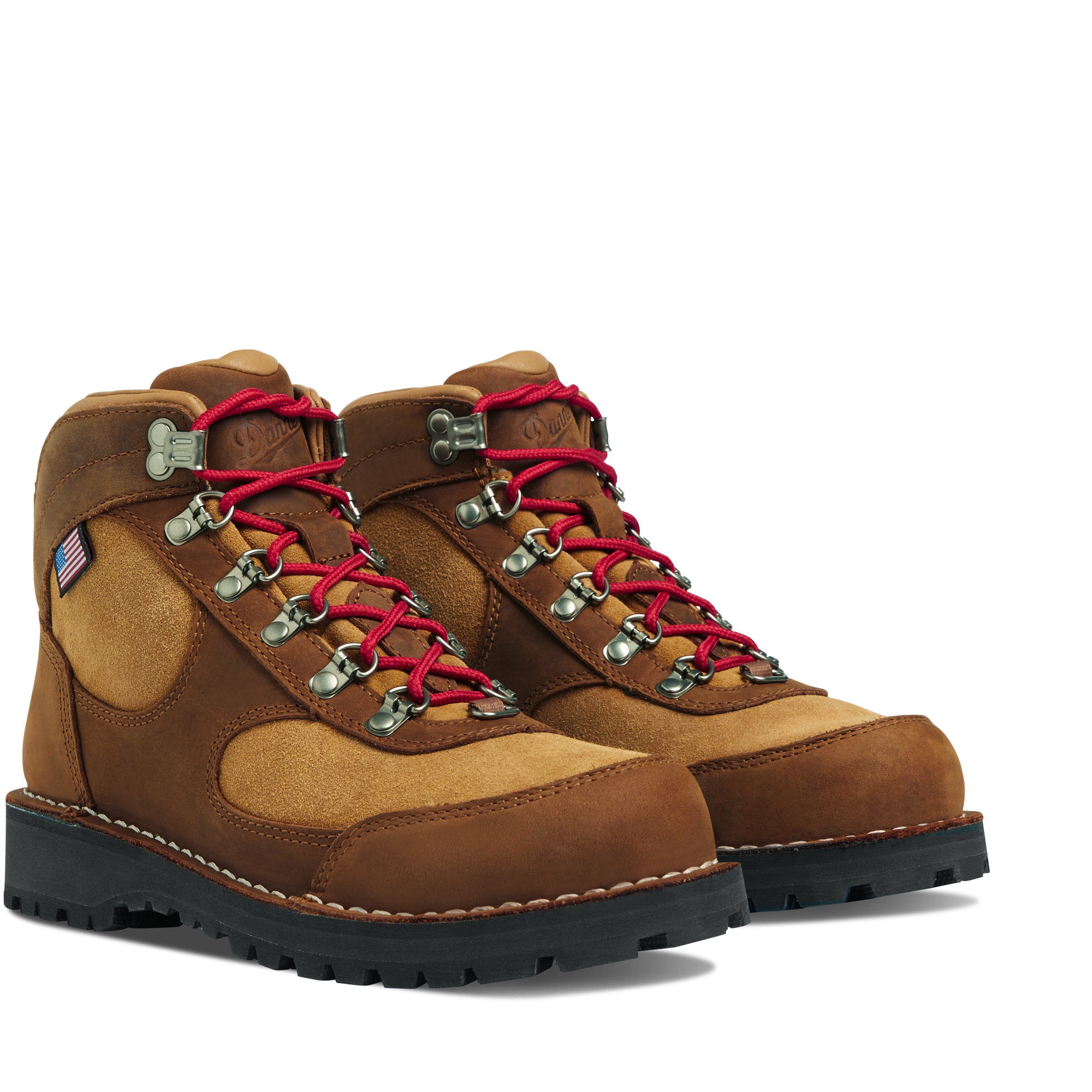 Danner Women's Cascade Crest 5" Grizzly Brown/Rhodo Red GTX Boot