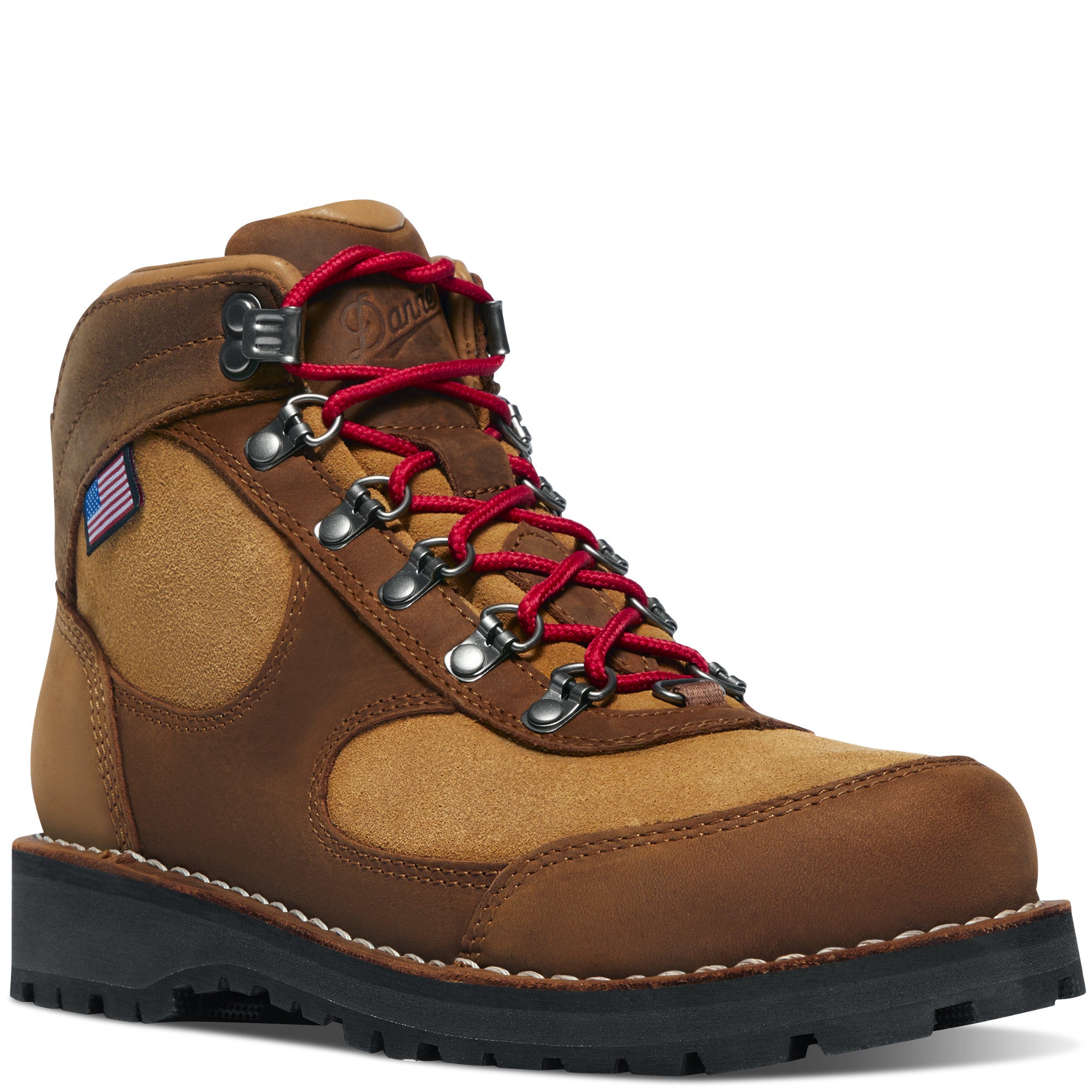 Danner Women's Cascade Crest 5" Grizzly Brown/Rhodo Red GTX Boot