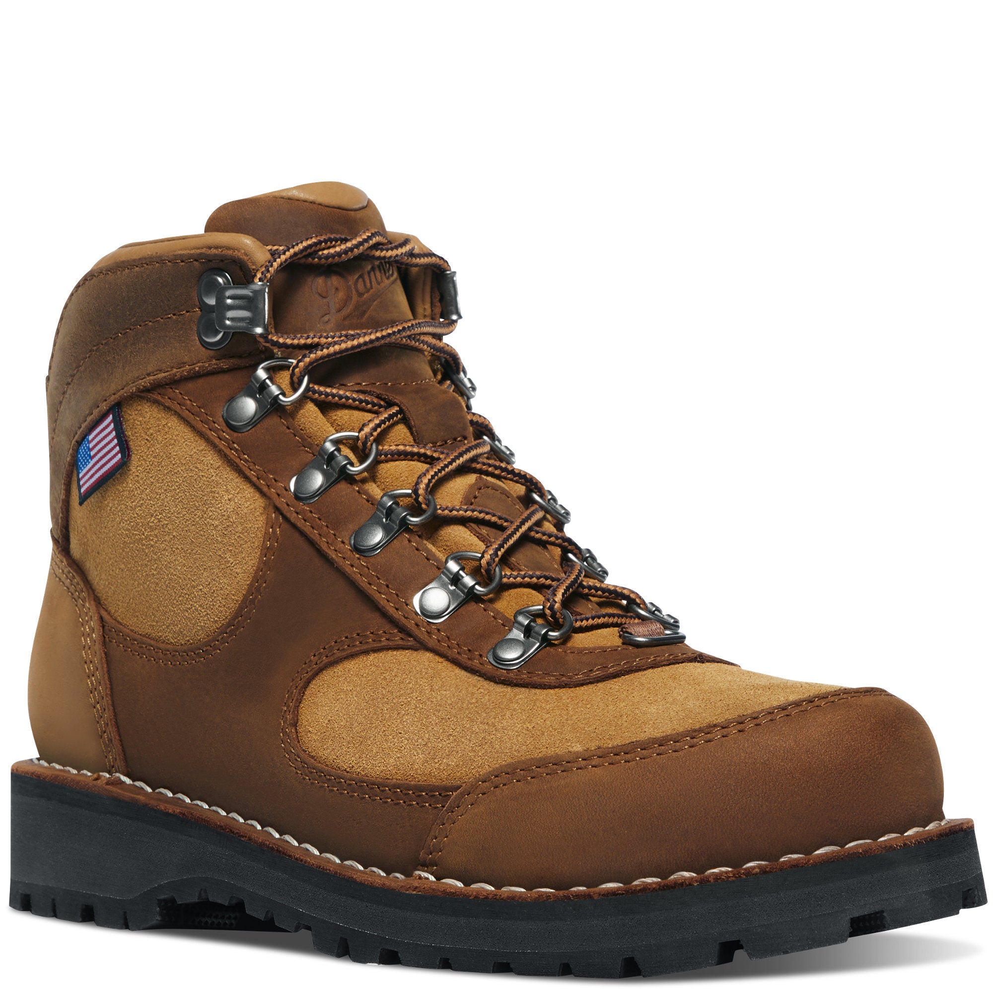 Danner Women's Cascade Crest 5" Grizzly Brown/Rhodo Red GTX Boot