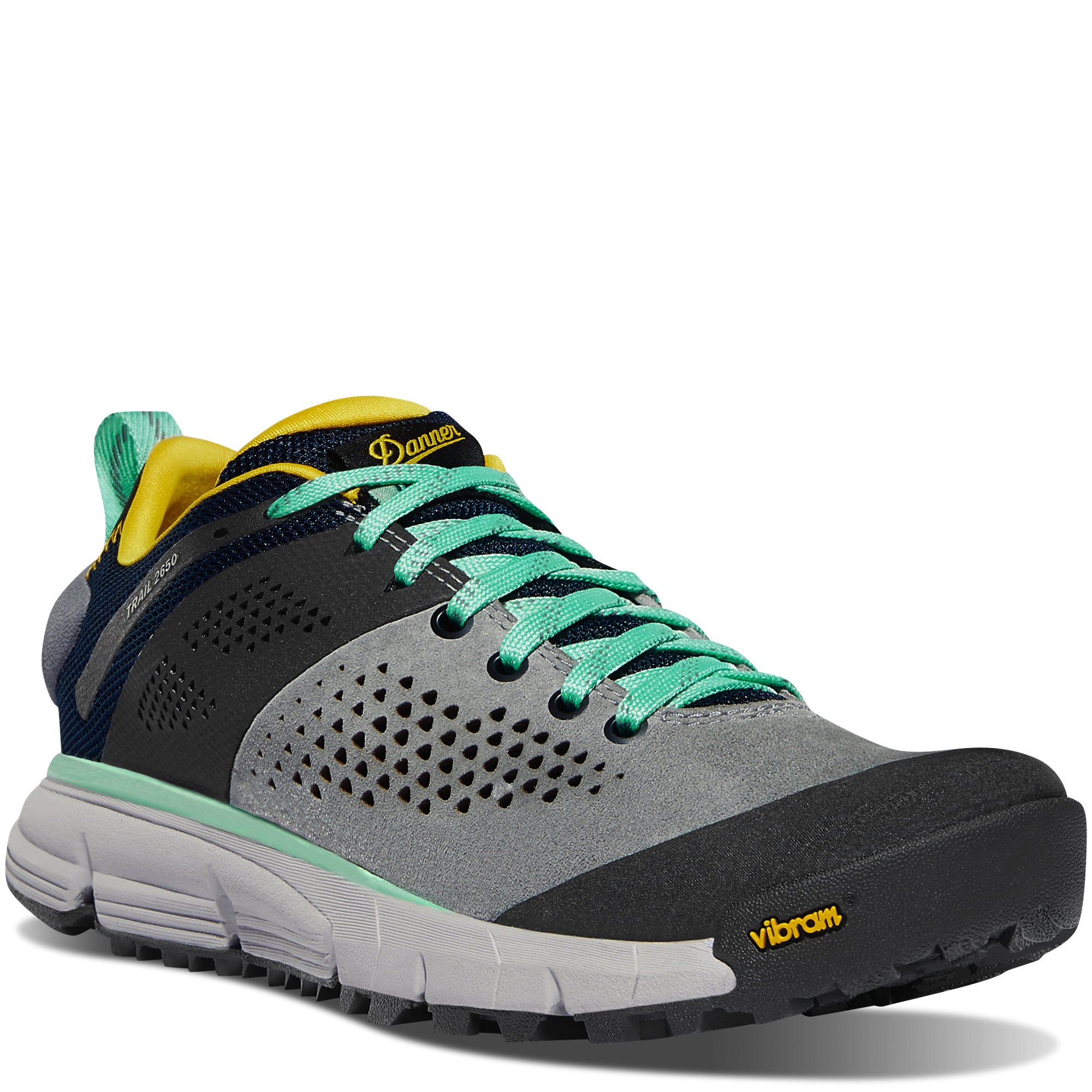 Danner Women's Trail 2650 Shoes - Gray/Blue/Spectra Yellow