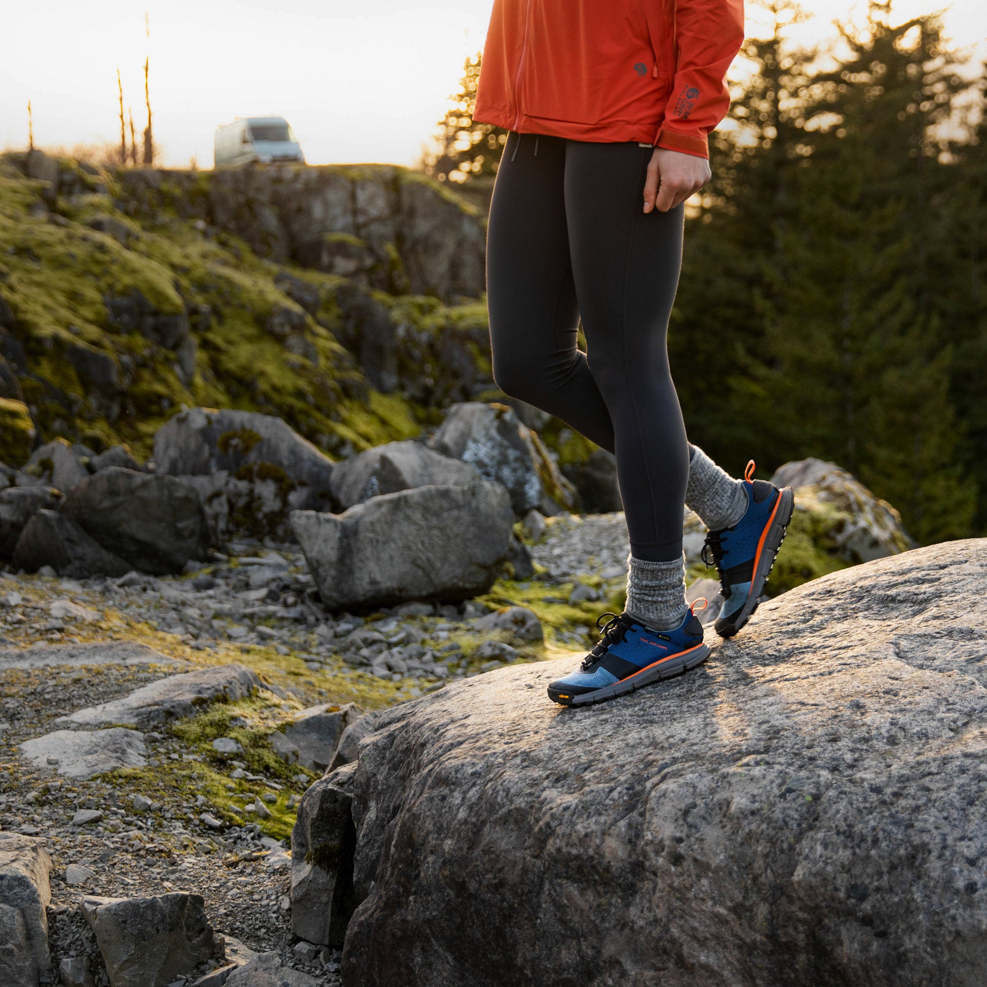 DANNER Women's Trail 2650 Campo 3" Blue/Orange GTX Shoe