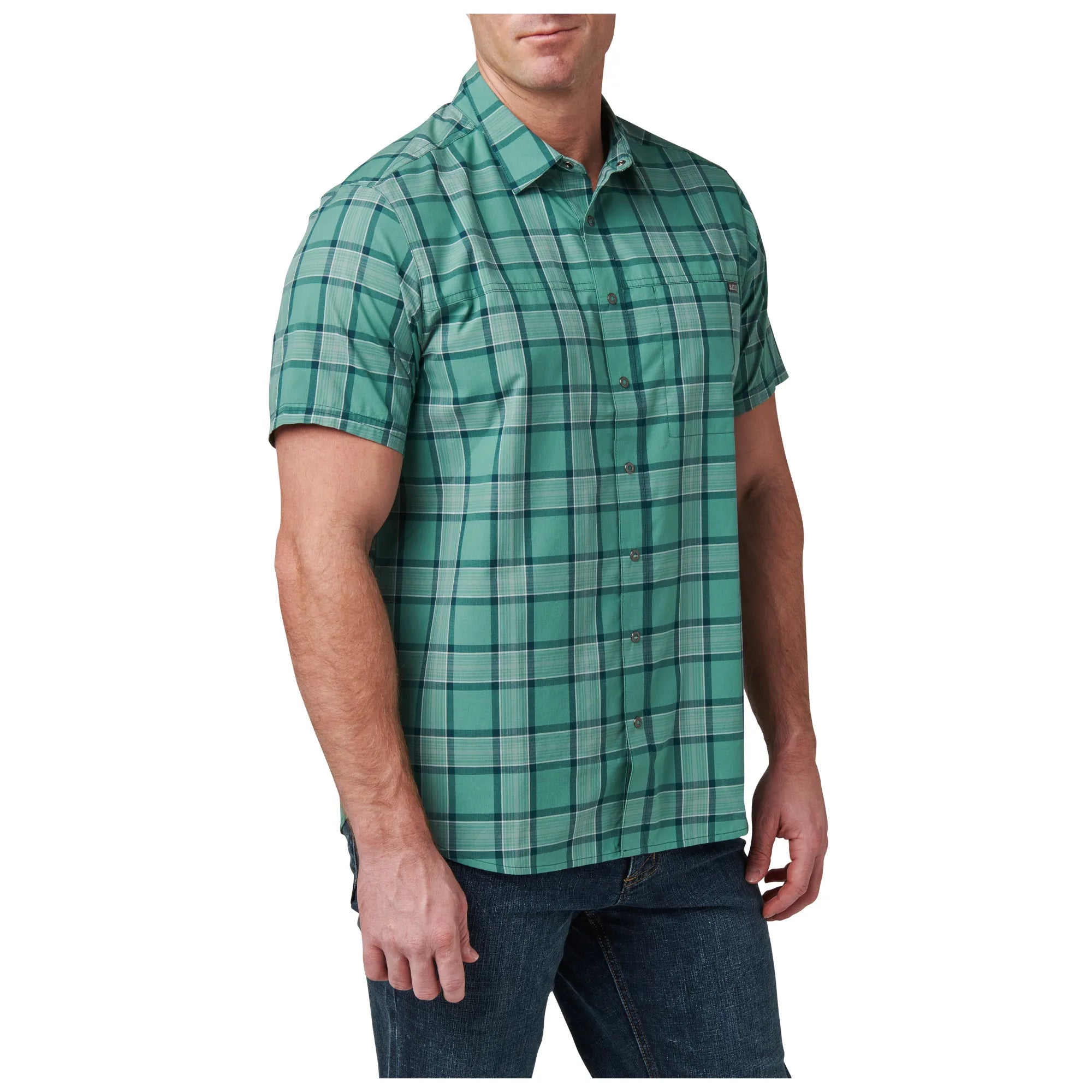 5.11 Tactical - WYATT SHORT SLEEVE PLAID SHIRT