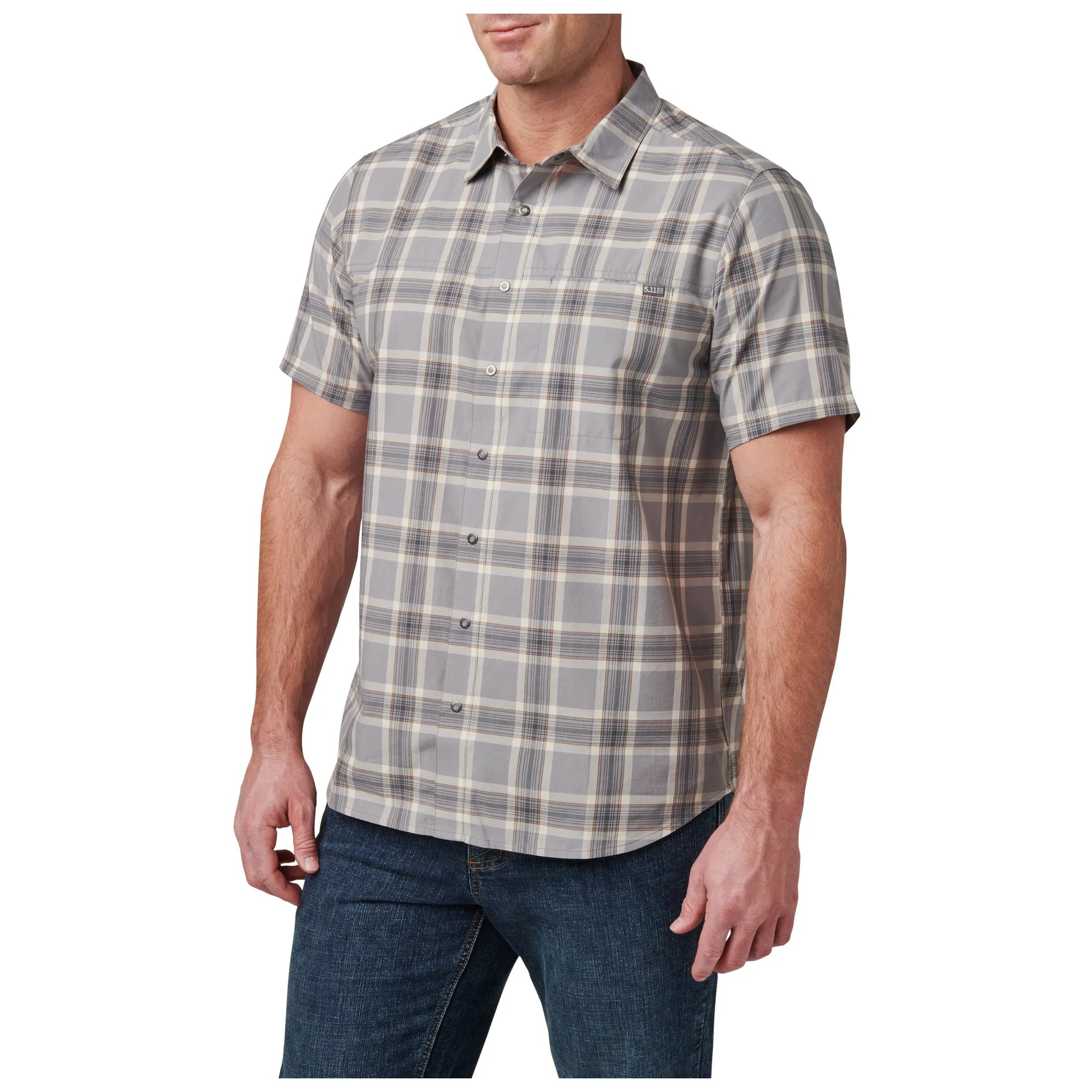 5.11 Tactical - WYATT SHORT SLEEVE PLAID SHIRT