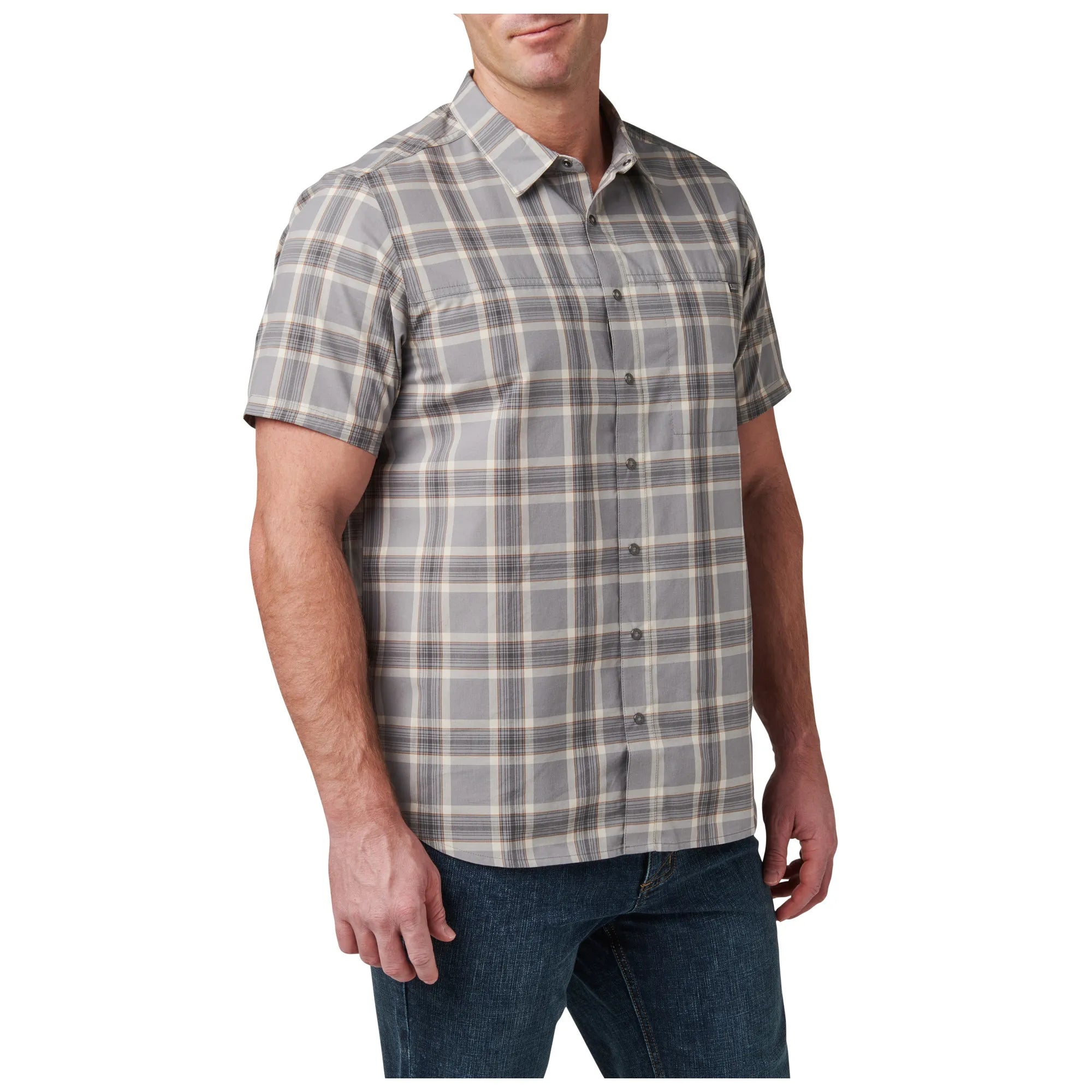 5.11 Tactical - WYATT SHORT SLEEVE PLAID SHIRT