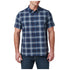 5.11 Tactical - WYATT SHORT SLEEVE PLAID SHIRT