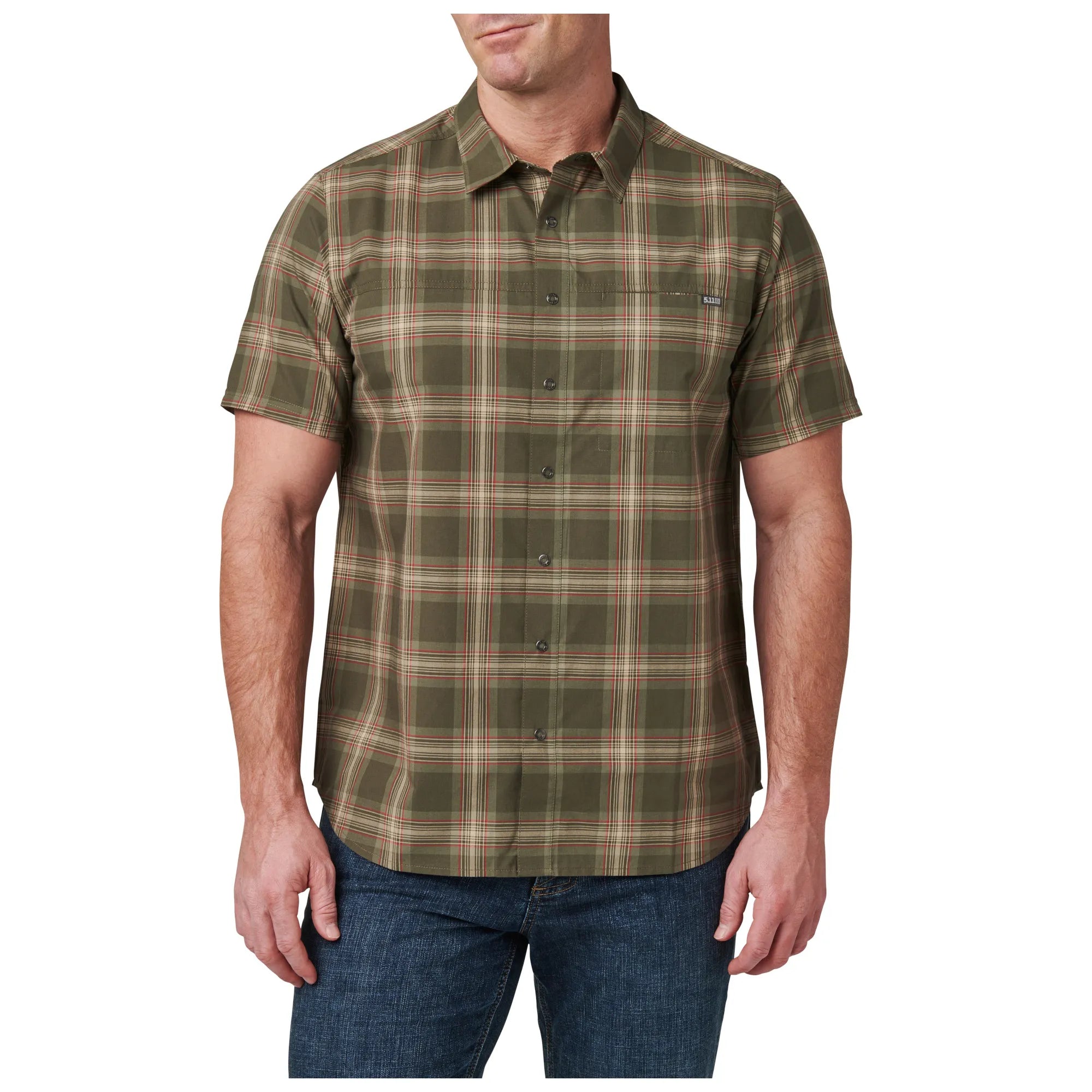 5.11 Tactical - WYATT SHORT SLEEVE PLAID SHIRT