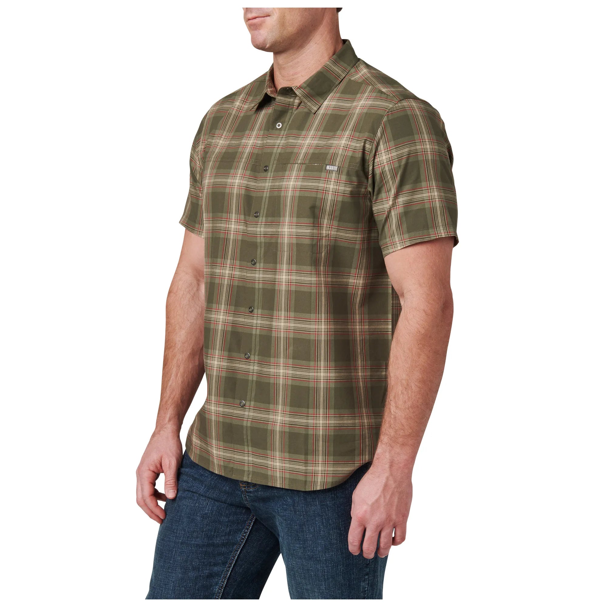 5.11 Tactical - WYATT SHORT SLEEVE PLAID SHIRT