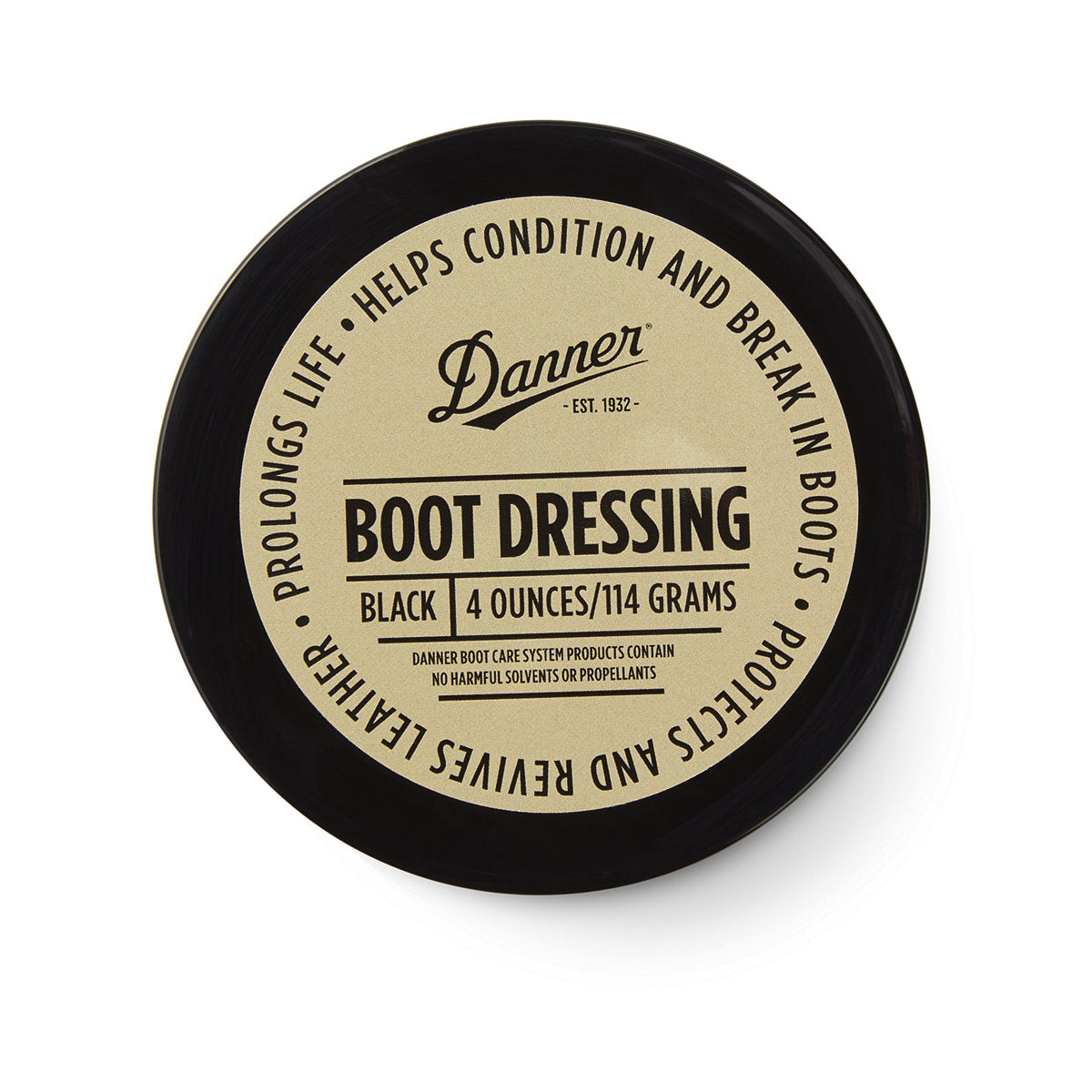 Danner Black Boot Dressing 4oz.