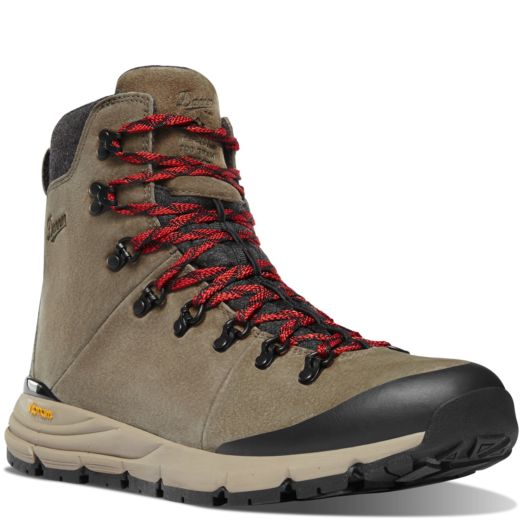 DANNER - Arctic 600 Side-Zip Boot - Brown/Red 200G