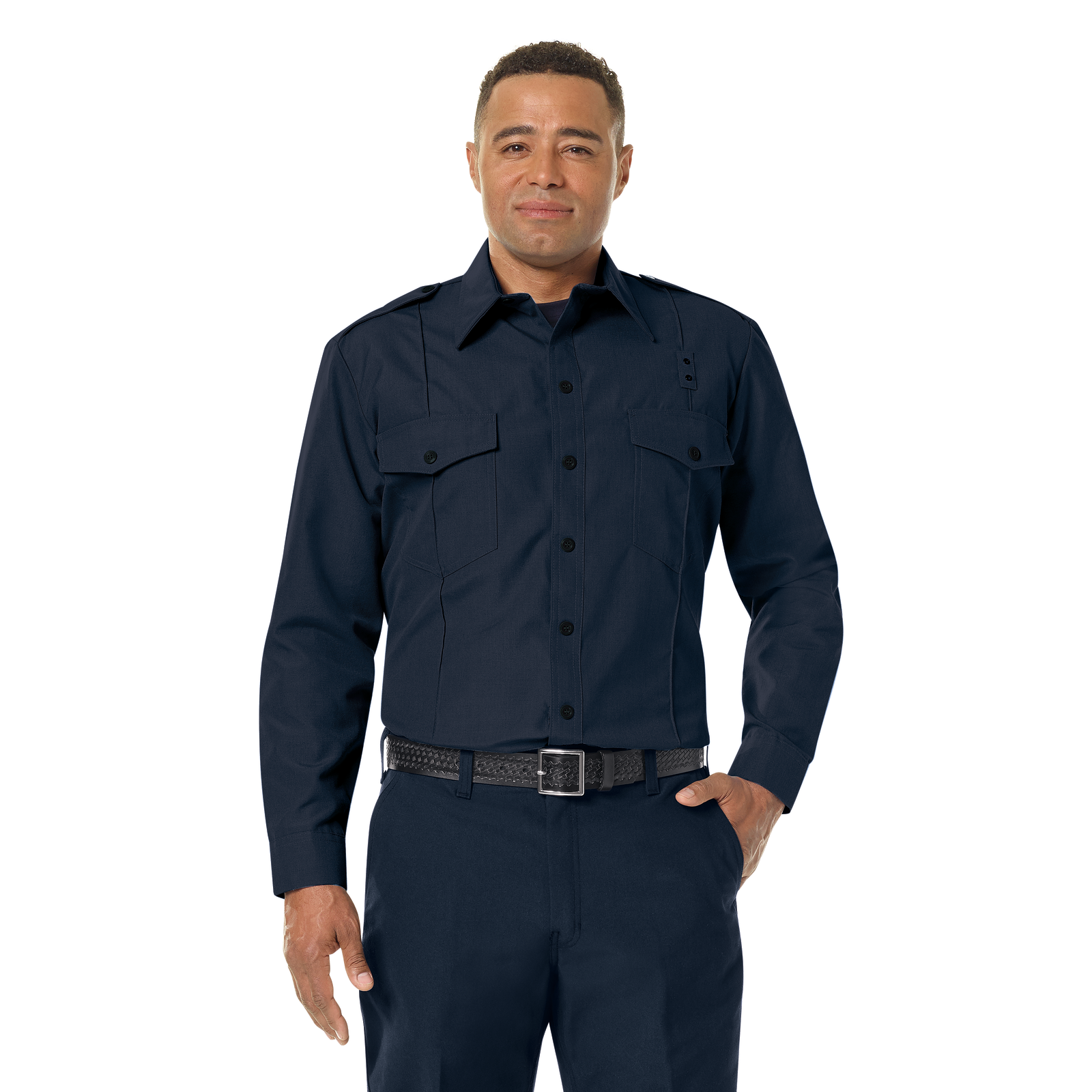 Workrite Men's Classic Long Sleeve Fire Chief Shirt