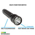 Nightstick - METAL DUTY/PERSONAL-SIZE RECHARGEABLE FLASHLIGHT