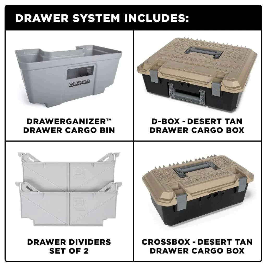 DECKED RAM 2500 & 3500 - Truck Bed Storage System & Organizer