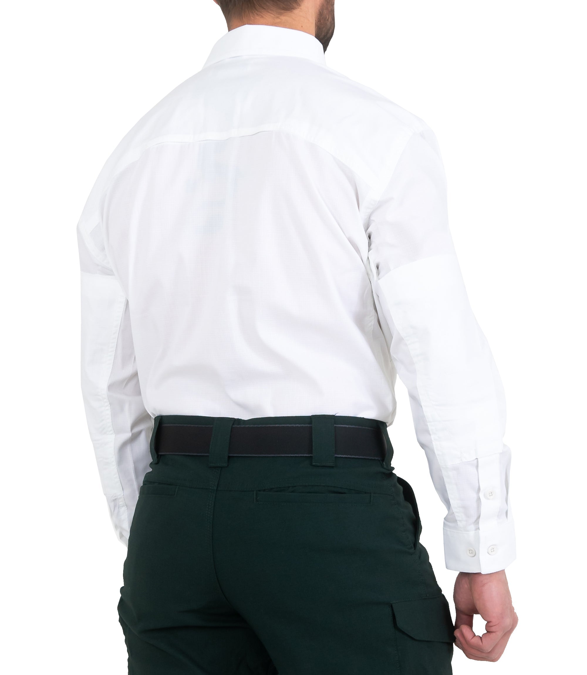 First Tactical Men's V2 Tactical Long Sleeve Shirt / White