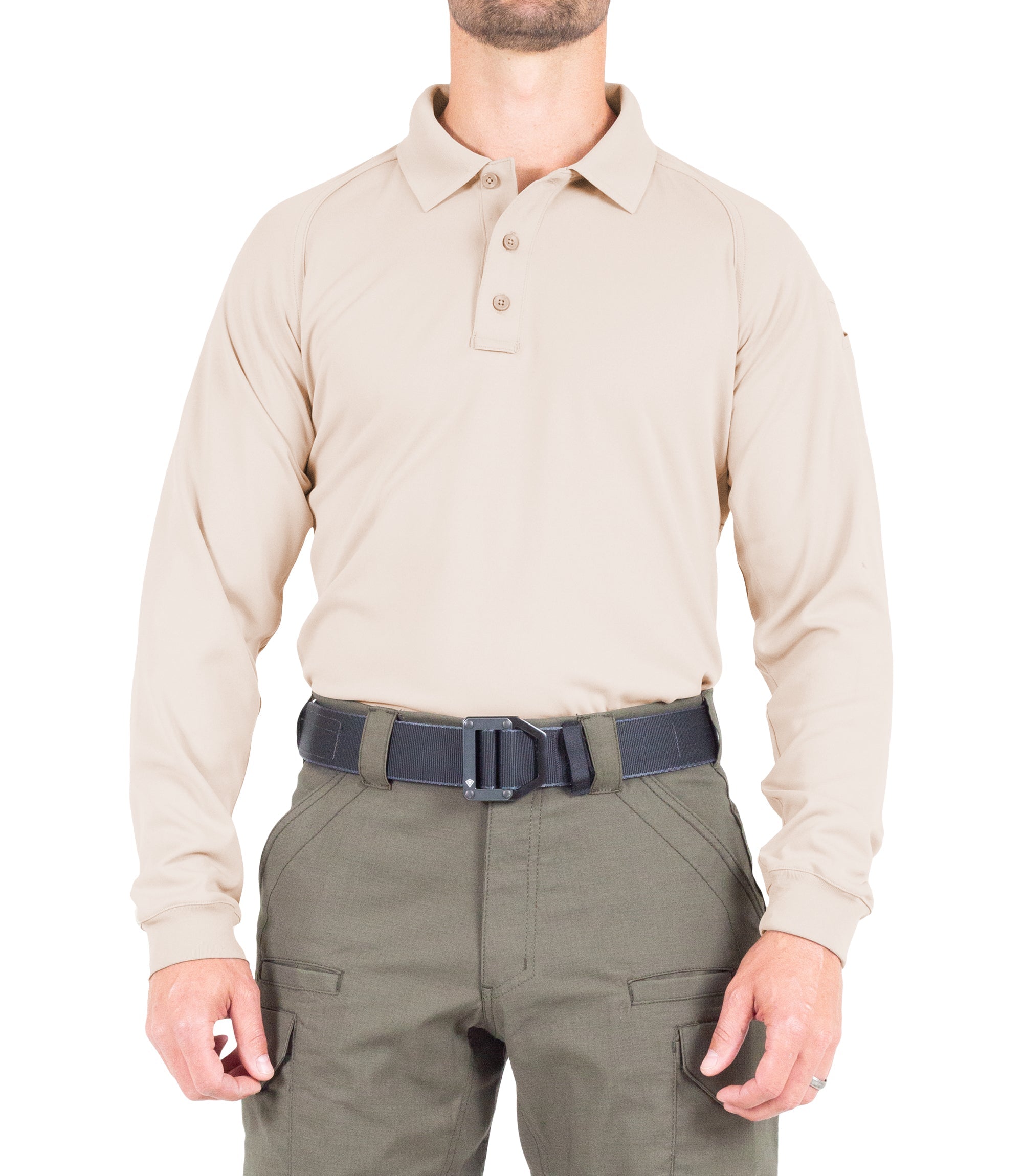 First Tactical Men's Performance Long Sleeve Polo