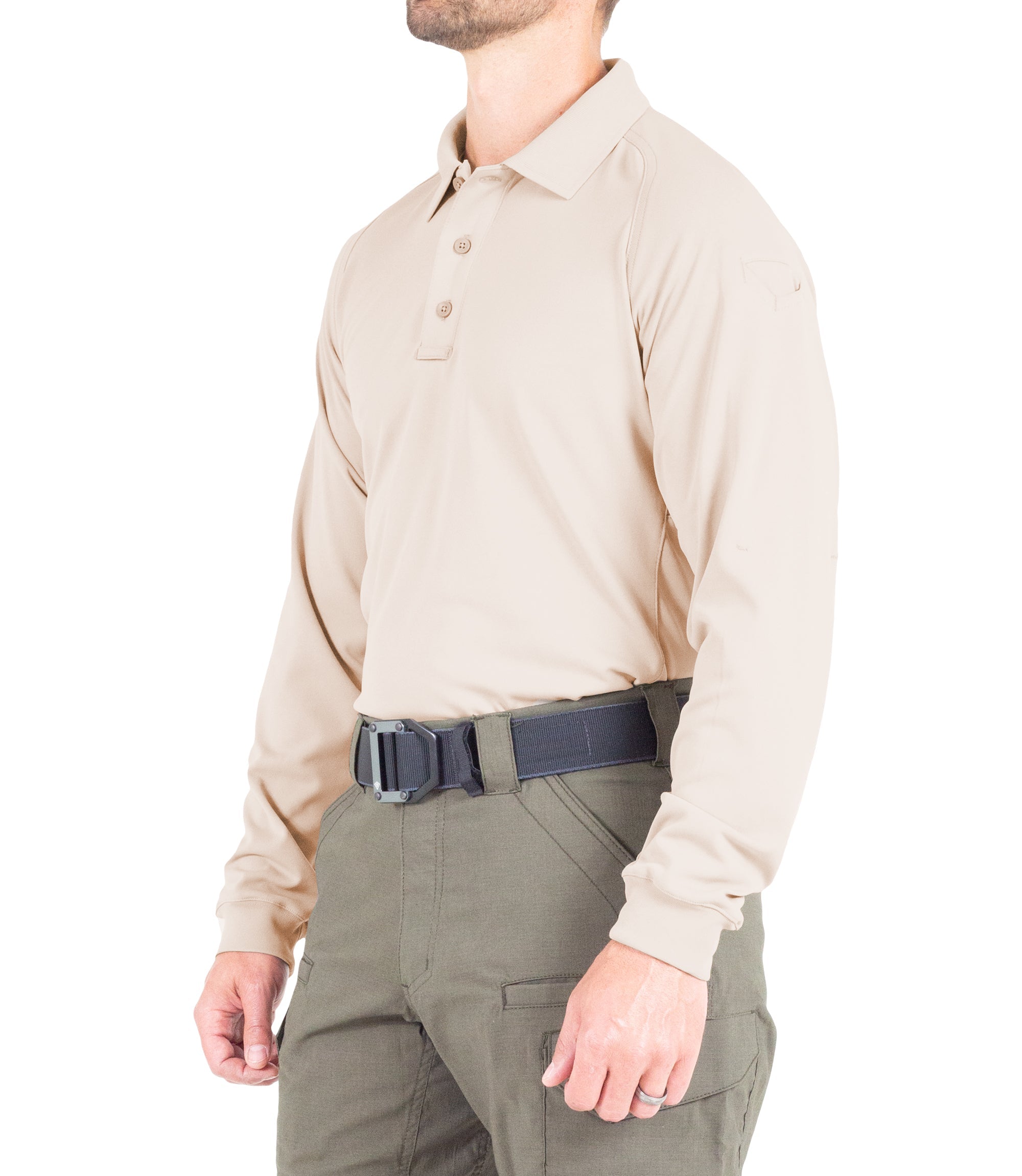 First Tactical Men's Performance Long Sleeve Polo