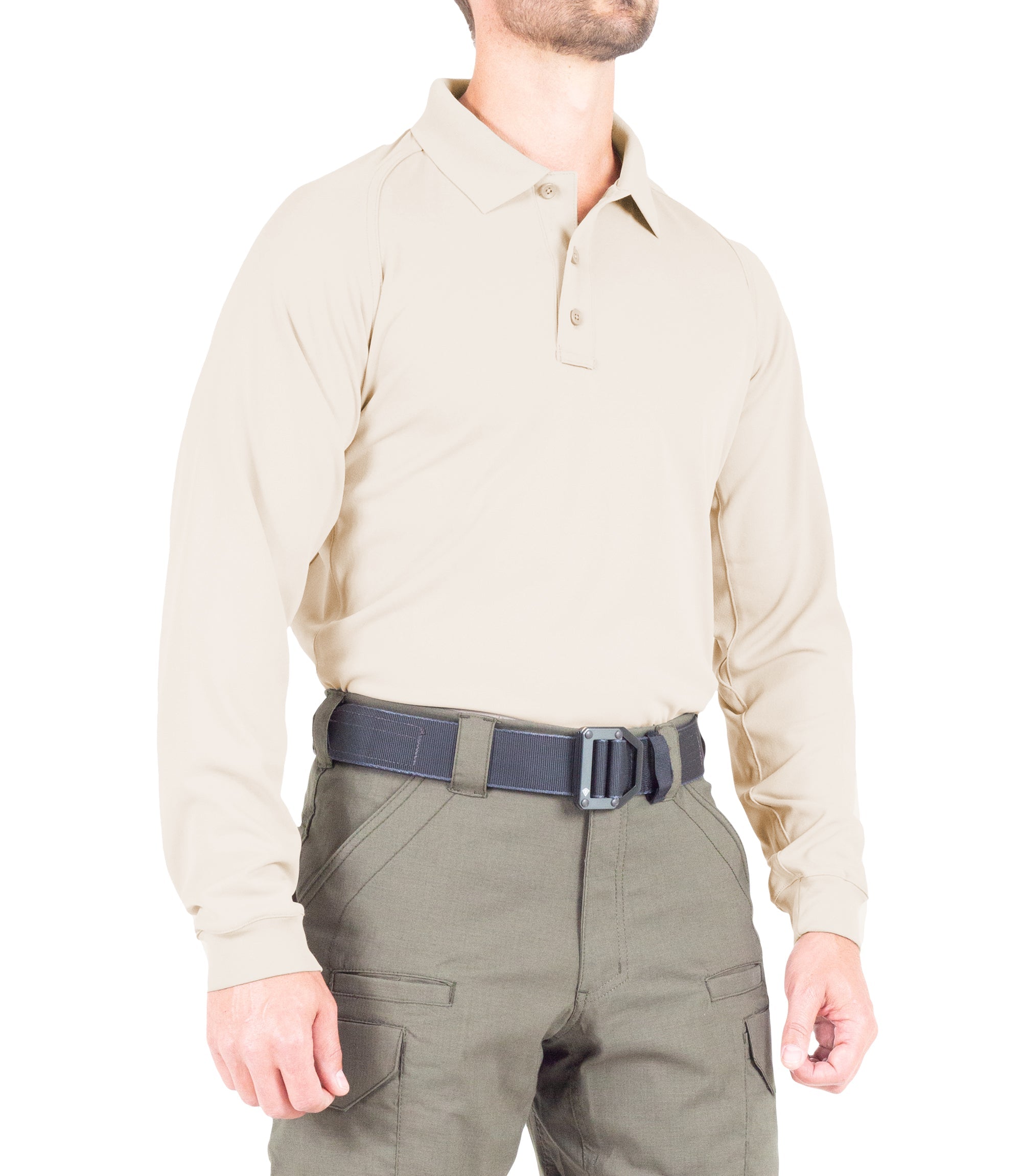 First Tactical Men's Performance Long Sleeve Polo