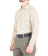First Tactical - Men's Performance Long Sleeve Polo / Silver Tan