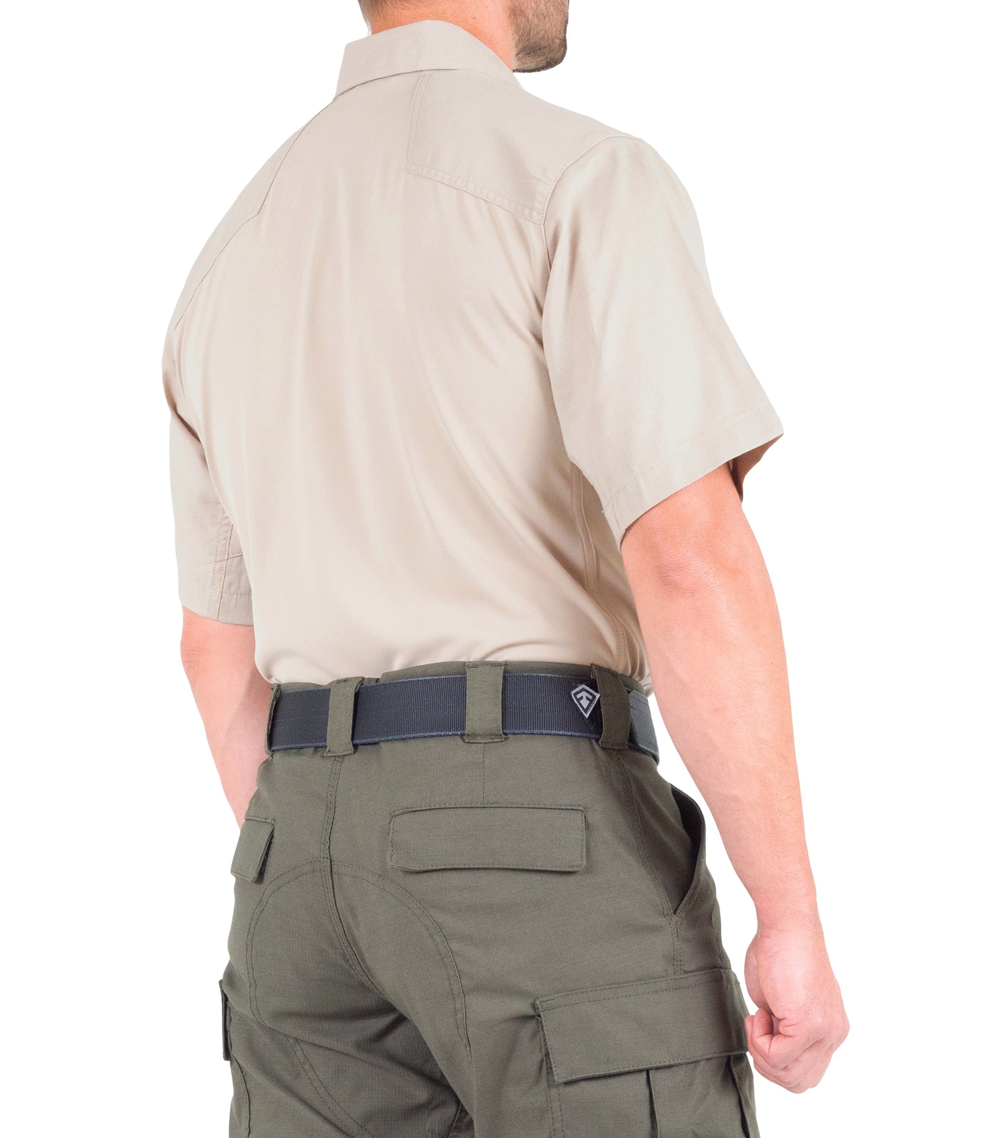 First Tactical - Men's V2 Pro Performance Short Sleeve Shirt - Khaki