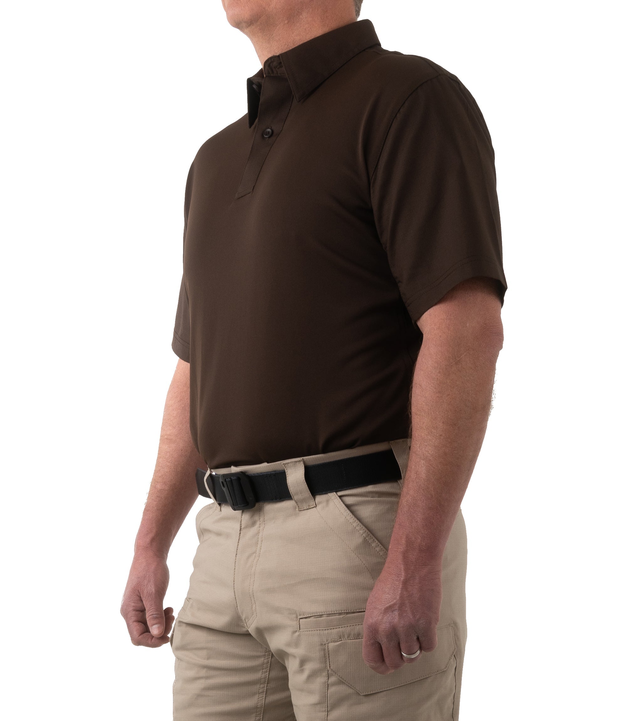 First Tactical Men's V2 Pro Performance Short Sleeve Shirt - Kodiak Brown