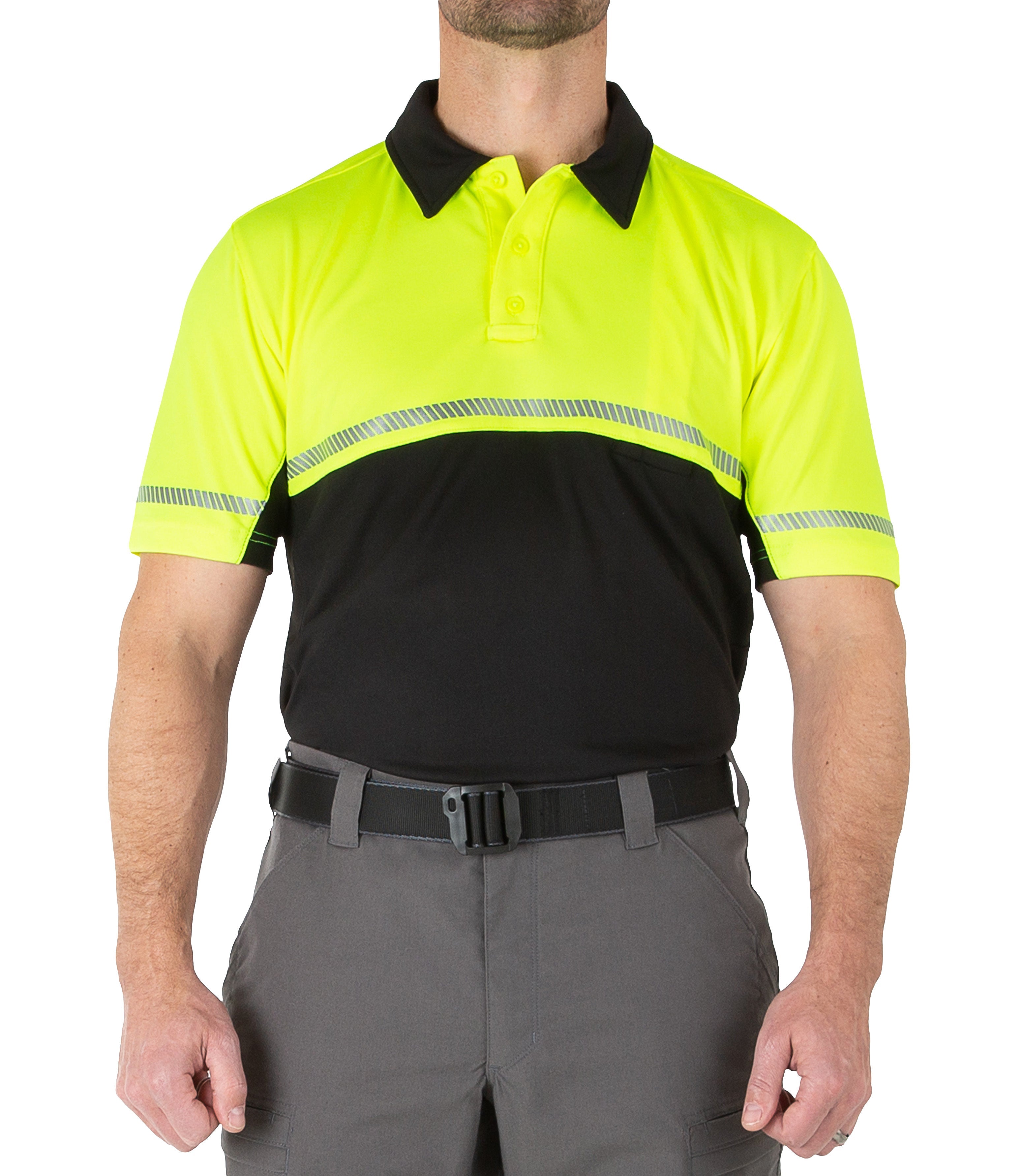 First Tactical Men's Hi-Vis Bike Patrol Polo