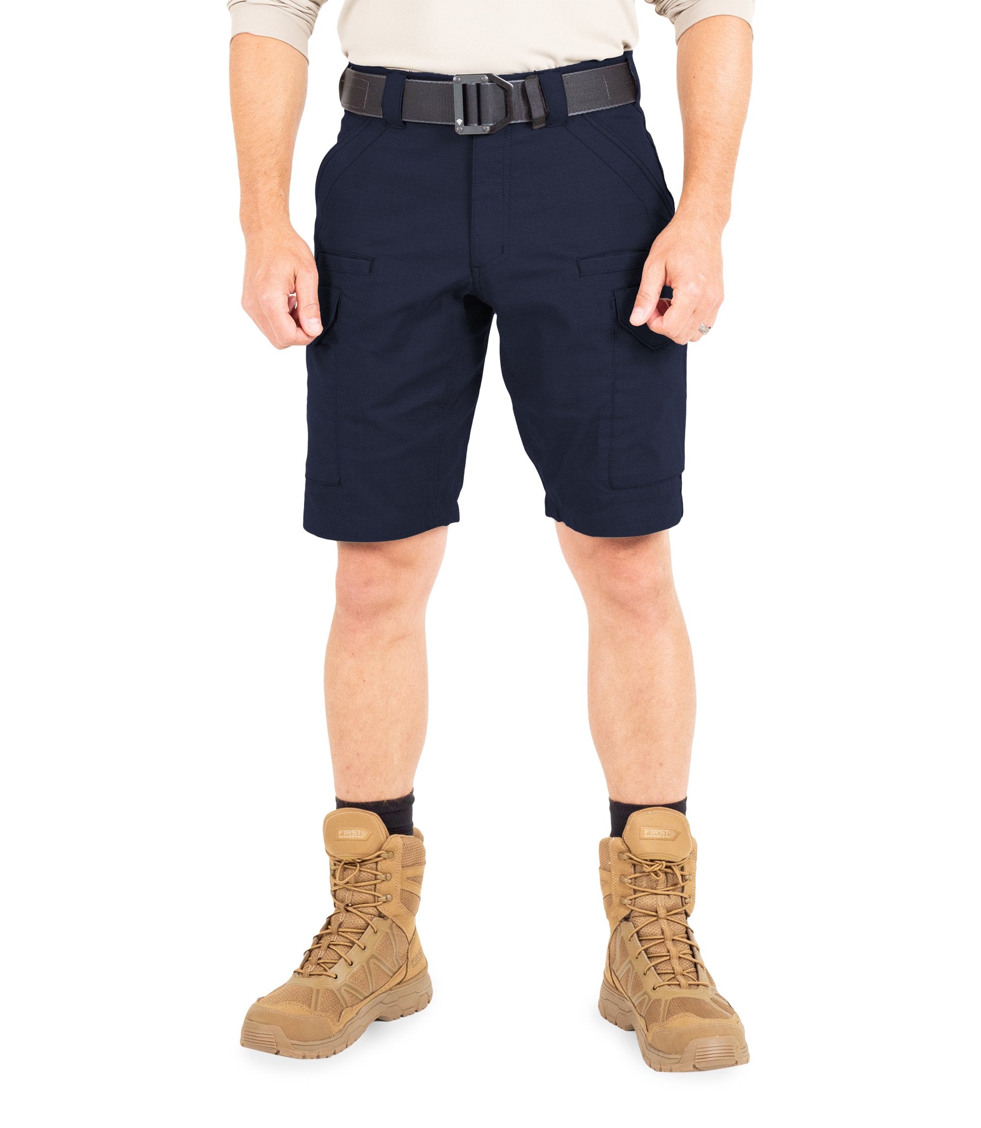 Front of Men's V2 Tactical Short in Midnight Navy