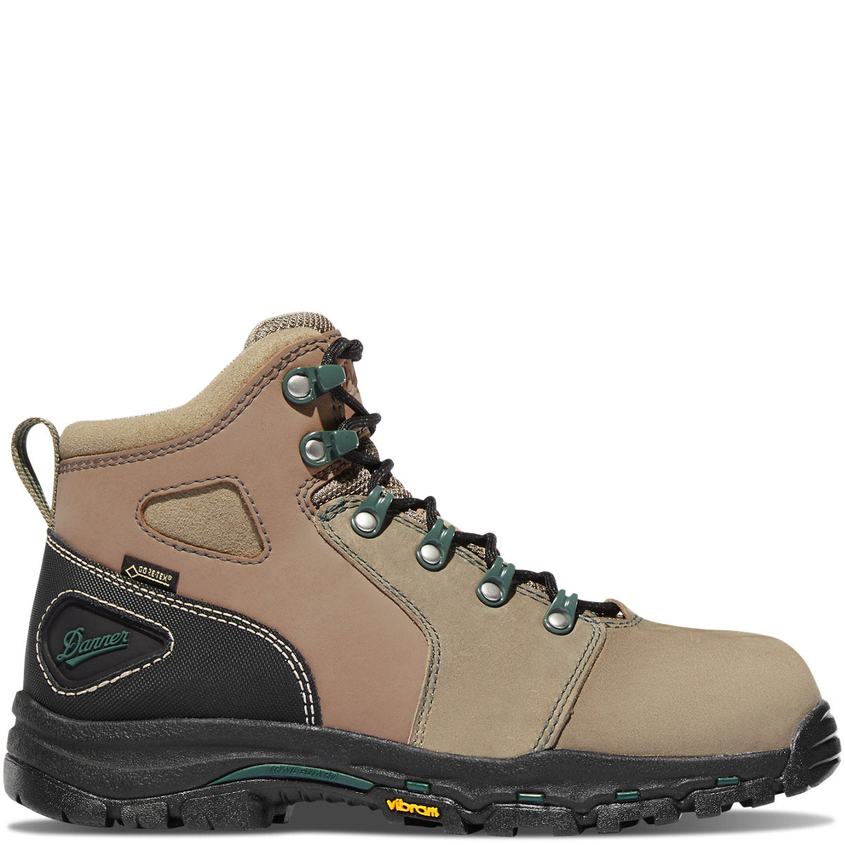 DANNER Women's Dark Brown Vicious 4" Brown/Green NMT Boot