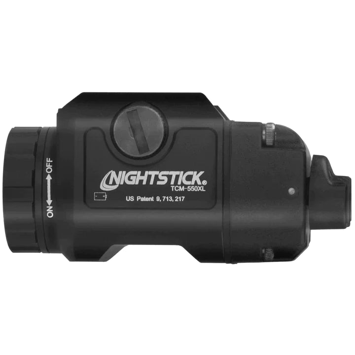 Nightstick - Compact Handgun Light w/Strobe - 1 CR123 - Black