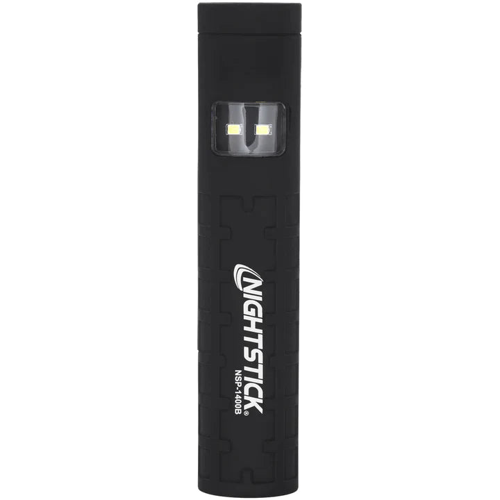 Nightstick - Dual-Switch Dual-Light Flashlight - 2 AAA - Black