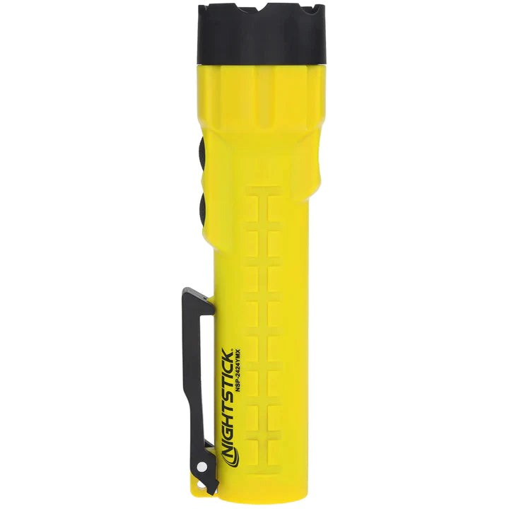 Nightstick - Dual-Light Flashlight w/Dual Magnets - 3 AA (not included) - Yellow