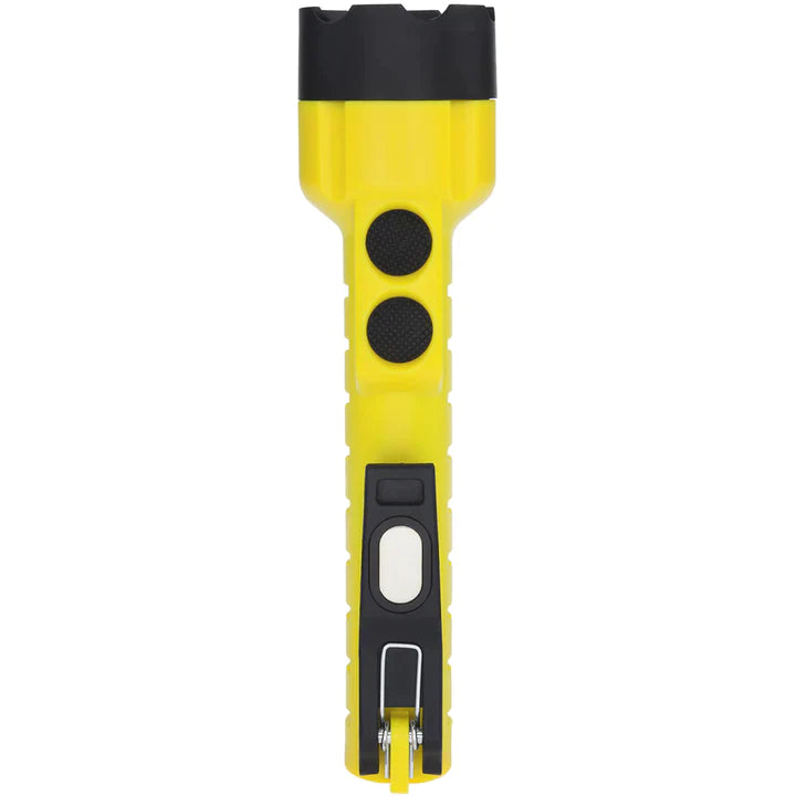 Nightstick - Dual-Light Flashlight w/Dual Magnets - 3 AA (not included) - Yellow