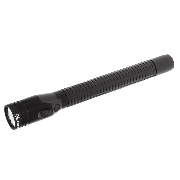 Nightstick - Metal Full-Size Dual-Light Flashlight - Li-Ion - Black