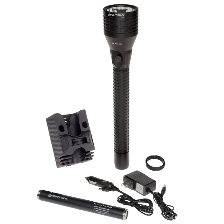 Nightstick - Metal Full-Size Flashlight - Li-Ion - Black