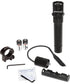 Nightstick - Metal Long Gun Flashlight Kit - 2 CR123 - Black