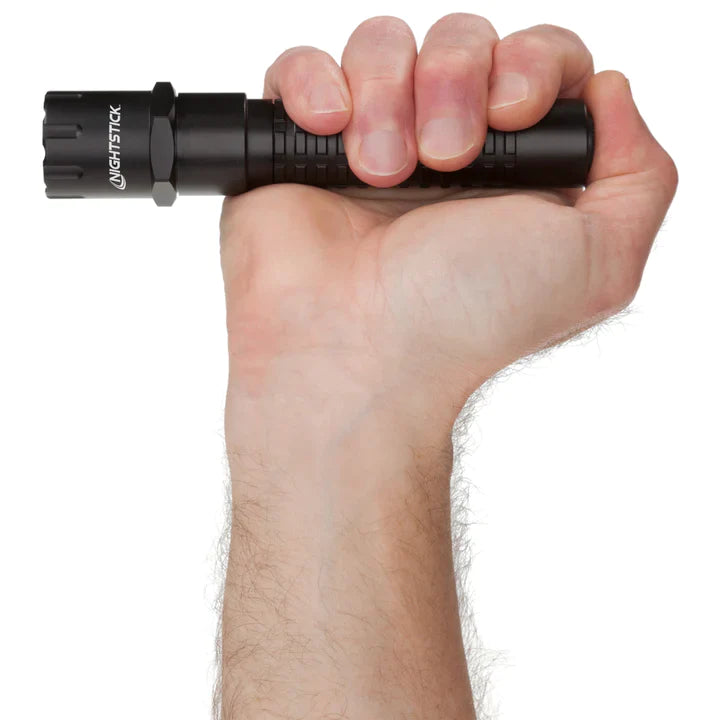 Nightstick - Metal Multi-Function Tactical Flashlight - 2 CR123 - Black