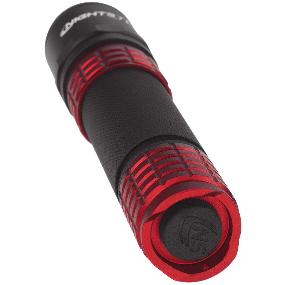 Nightstick - USB Tactical Flashlight w/Holster - Red