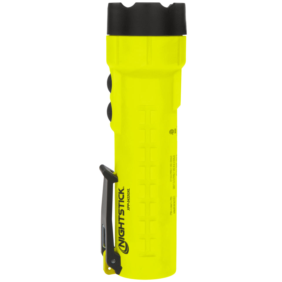 Nightstick - Intrinsically Safe Dual-Light Flashlight w/Magnets - 3 AA (not included) - Green - UL913