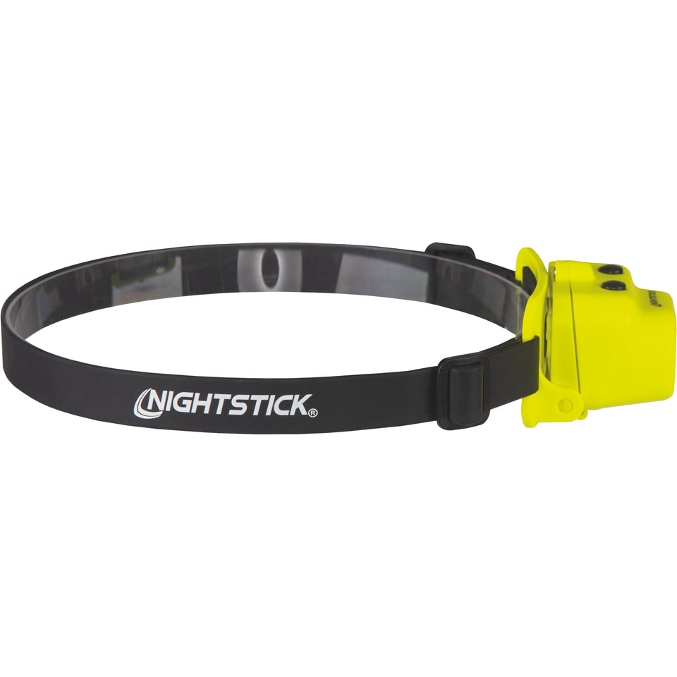 Nightstick - Intrinsically Safe Dual-Light Headlamp Kit w/Zero-Band Mount - MagMate™ USB - Li-Ion - Green - UL913 / ATEX