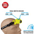 Nightstick - Intrinsically Safe Dual-Light Headlamp Kit w/Zero-Band Mount - MagMate™ USB - Li-Ion - Green - UL913 / ATEX