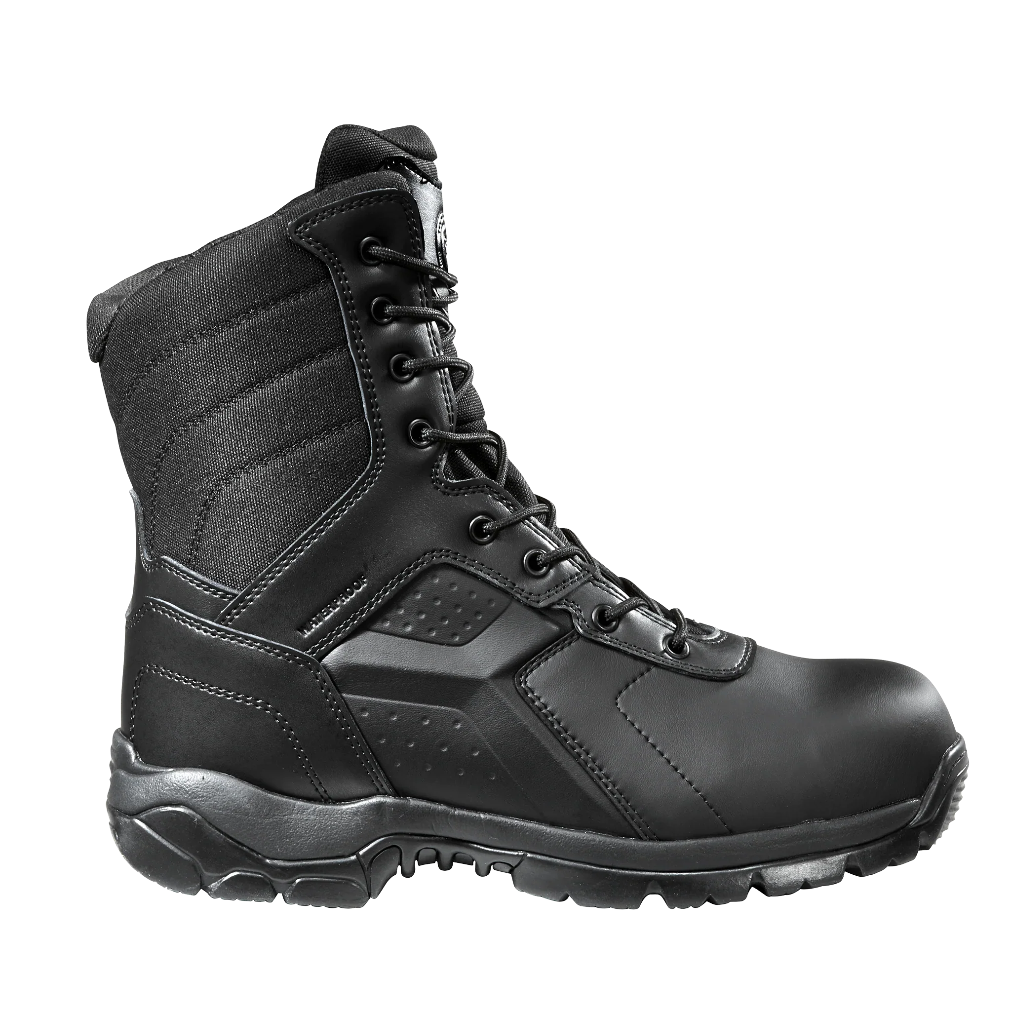 Black Diamond 8-Inch Waterproof Tactical Boot - Side Zip Non Safety Toe