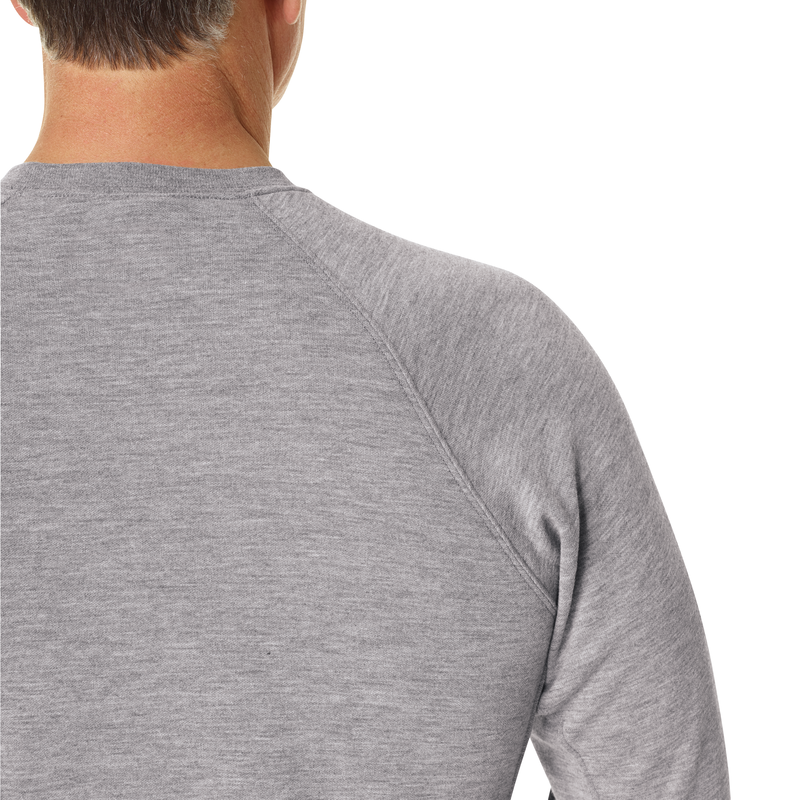 WORKRITE - MEN'S LONG SLEEVE STATION WEAR TEE (ATHLETIC STYLE)