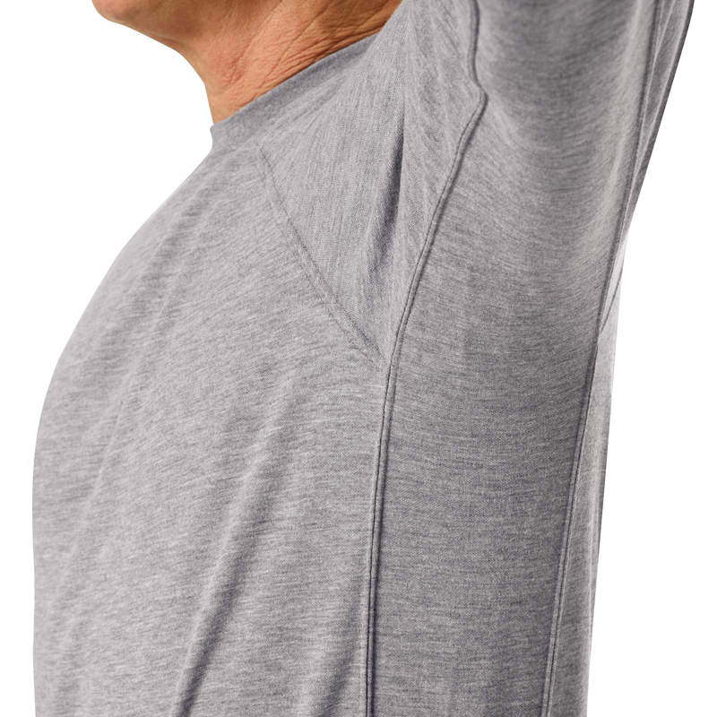 WORKRITE - MEN'S LONG SLEEVE STATION WEAR TEE (ATHLETIC STYLE)