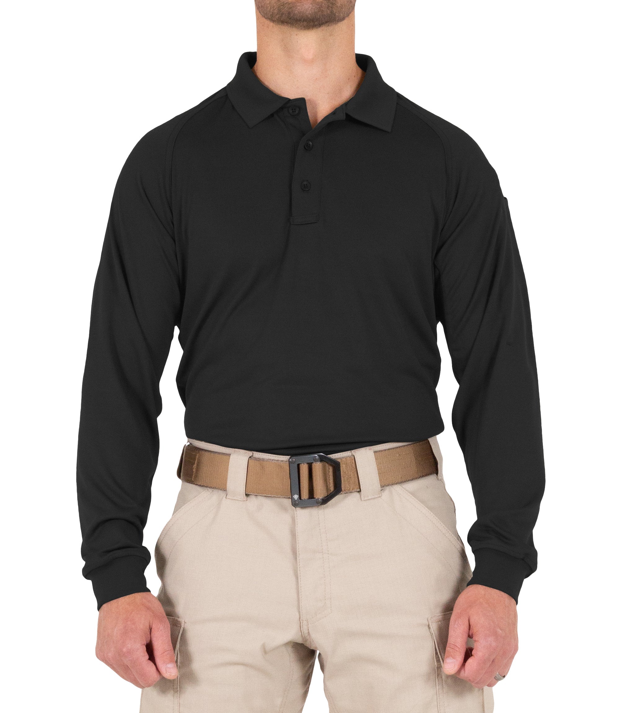 First Tactical Men's Performance Long Sleeve Polo